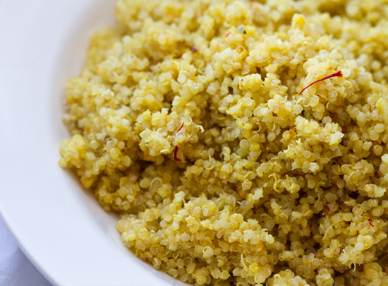 Just made quinoa ready to eat.